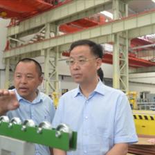 區(qū)委主要領導調研鳩江經濟開發(fā)區(qū)機器人重點企業(yè)邁科機械