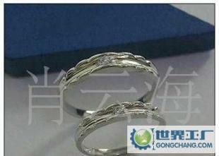 25純銀情侶對戒 韓版設計與批發(fā)商機